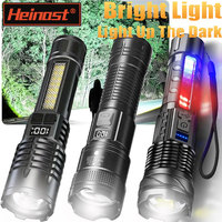 High Strong Power Led Flashlights Tactical Flash Light Torch Ultra Bright Lamp USB Charging Camping Fishing Defensa Zoom Lantern