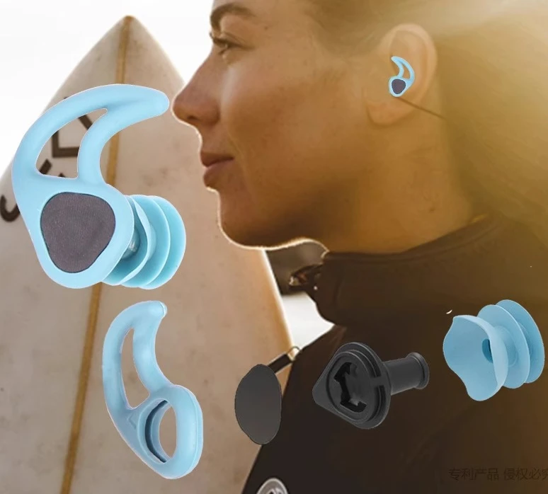 

Swimming Earplugs Waterproof Professional Non-Soundproof Silicone Bathing Children's Hair Washing Special Tool
