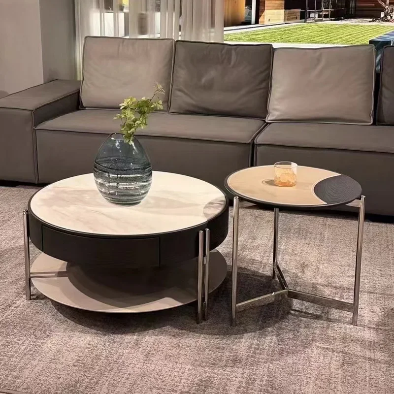 أزياء، بساطة، رذاذ ملون فائق الصغر، ستانلس ستيل، خشب متين، طلاء، طاولة قهوة