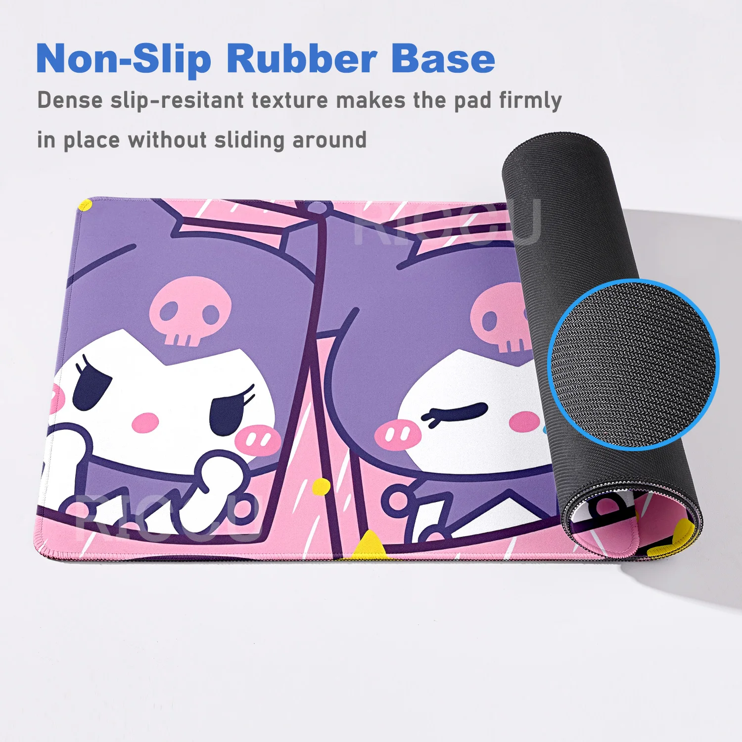HD 40x90 cm Sanrio Mouse Pad Kawaii Anime Accessori tastiera Tappetino da scrivania XXL Carino Kuromi Mousepad Gamer Computer Tappetini da scrivania in gomma