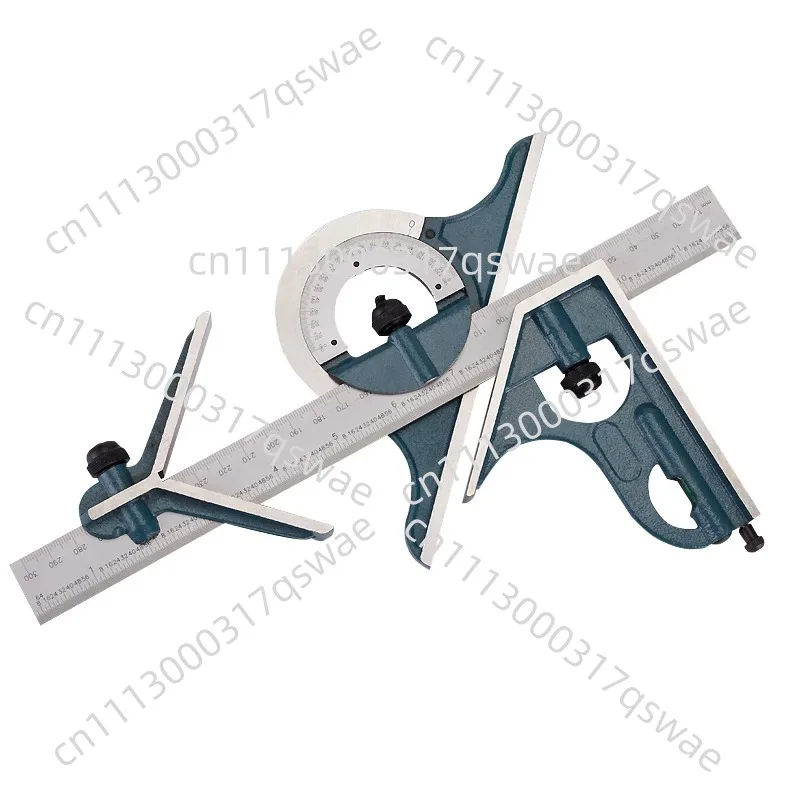 0-180 degree universal level protractor combination square foot set, triangle foot, right angle combination square foot,