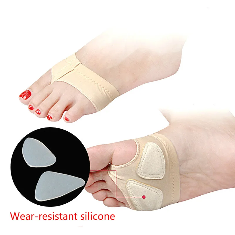 New Fiber Padded Dance Pad Silicone Exercise Forefoot Pad Foot Care