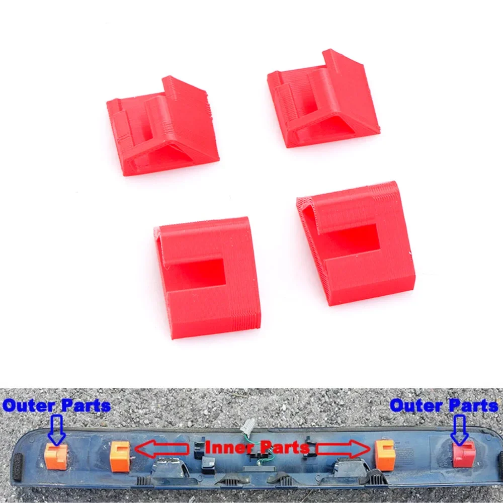 4PCS Car Rear Boot Handle Tailgate Repair Clips designed For Nissan QASHQAI 2006-2013 Auto Fastener & Clip Repair Clips Trim