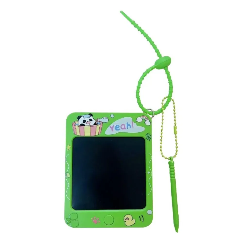 Reusable Keychain Writing Board One-Click Clearing One-Button Clear Creative Graffiti Board Creative Drawing Board Mini Design
