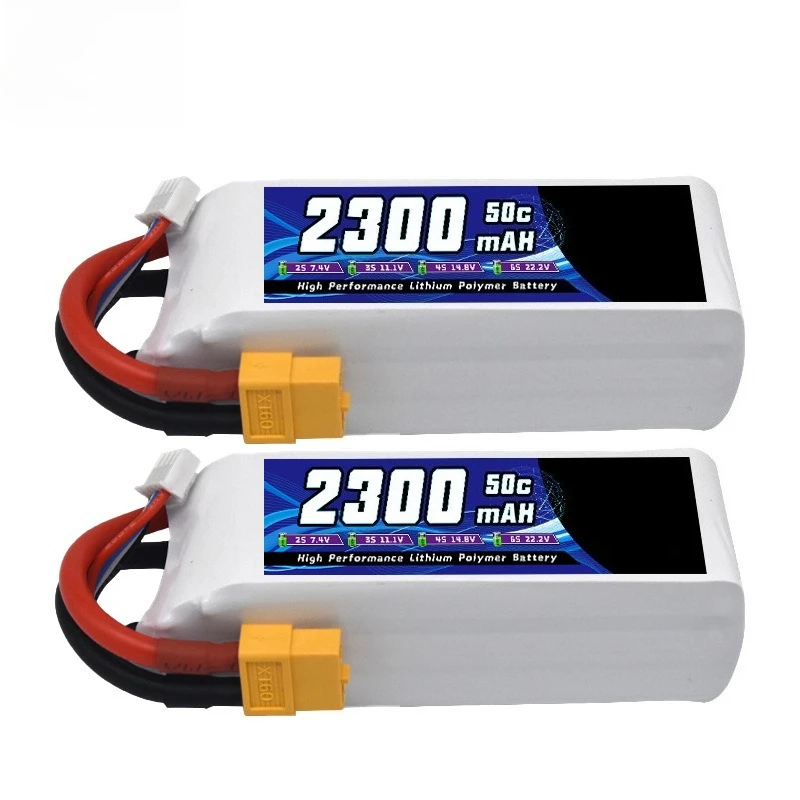 

2300mAh 3S 11.1V 50C Lithium Battery for 4-axis Racing Drone FPV Remote Control Aircraft Model
