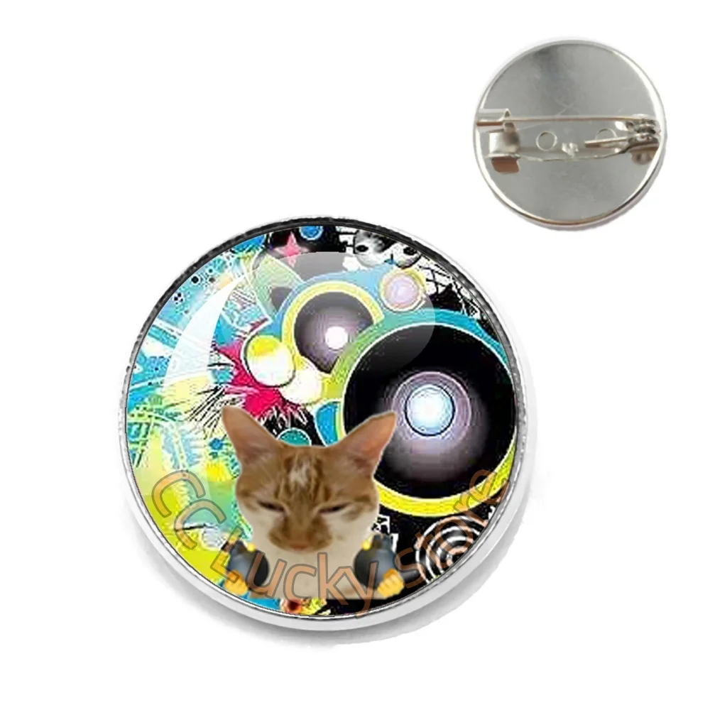 Digital Vector Aesthetic Y2K Aesthetic 20mm/25mmBadges Button Round Creative Pin Brooch Badge Decor Fans Collect Gifts JD005 - view 2