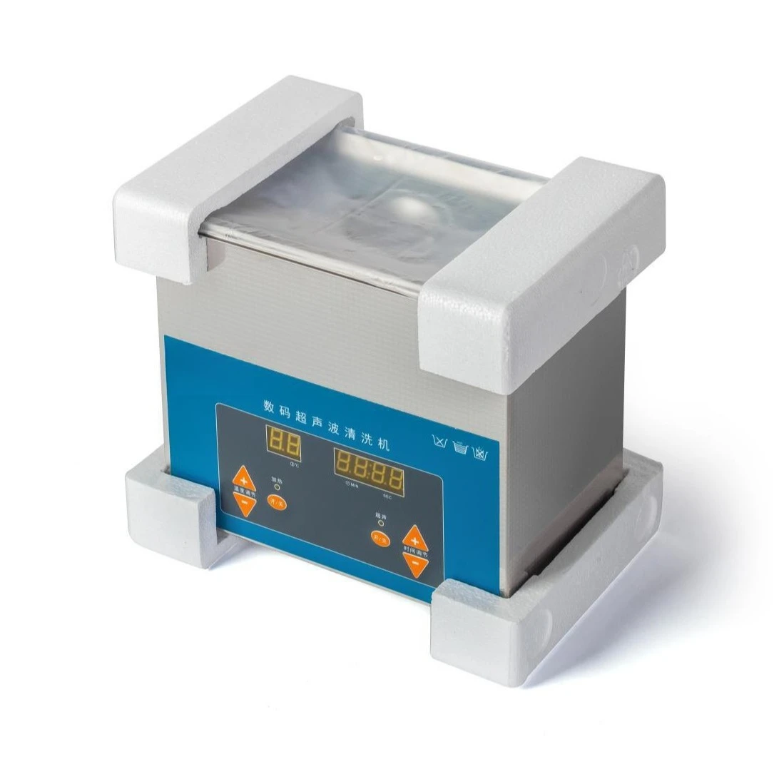 Small ultrasonic cleaning machine, multi-functional heating timing setting, belongs to ultrasonic cleaning of instruments