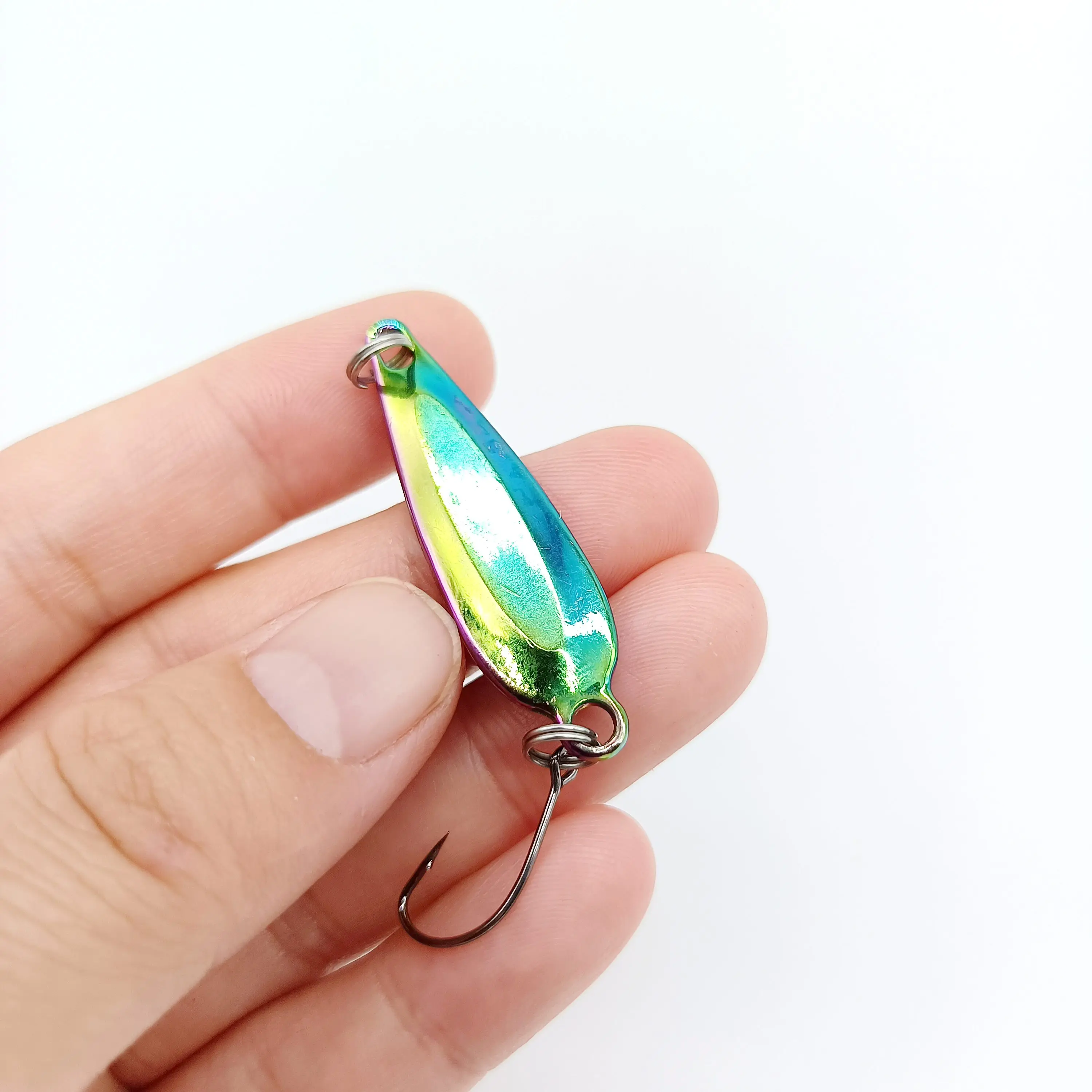 DUODUOYU 1PCS Metall Spinner Löffel Angeln Lockt 1,1g/2,2g/3,5g/5g/7g Isca Künstliche Harte Köder Bass Salzwasser Angeln Werkzeuge – Detail 5
