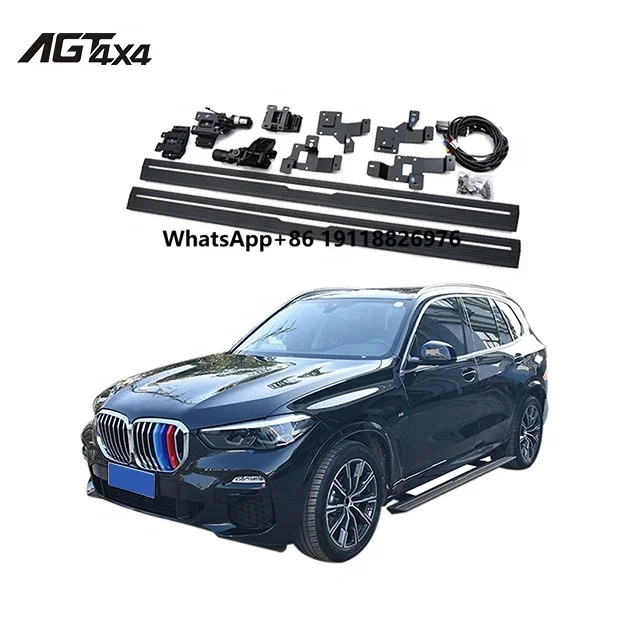 

AGT4X4 Auto Accessories Automatic Running Board for X5 2020 Aluminum Electric Side bar Car Part Electric Side Step