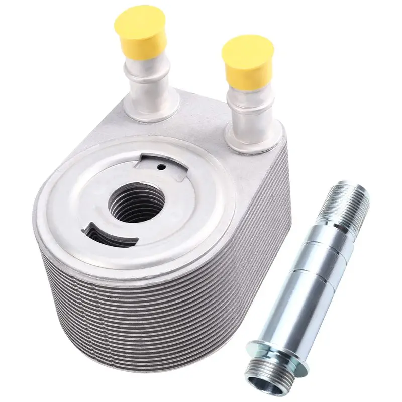 

A02Q-Transmission Oil Cooler Assy AL3Z6-A642-A AL3Z6A642B For Ford F-150 Raptor 6.2L Engine Oil Radiator Cooler