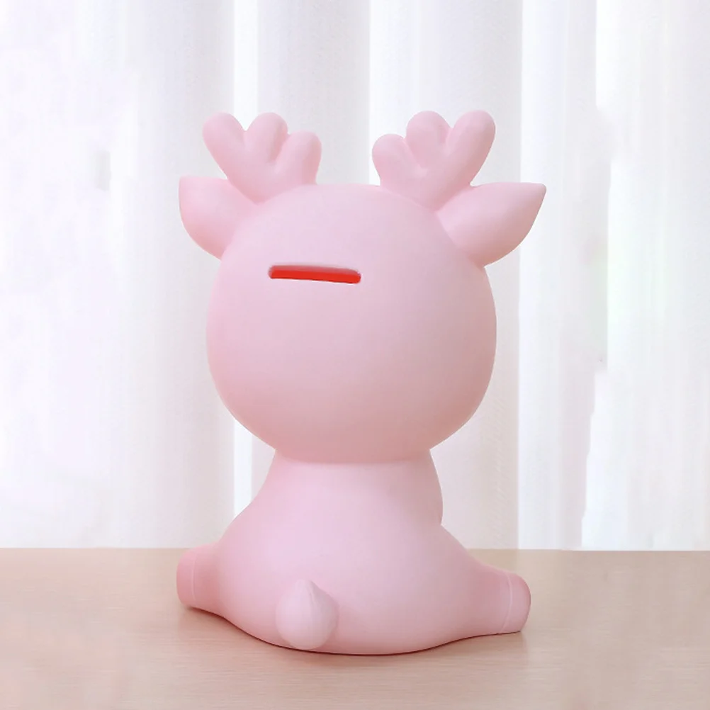 

Cartoon Deer Piggy Bank Cute Money Box Birthday Gift For Girls Decorative Saving Pot Coin Container Desktop Decoration