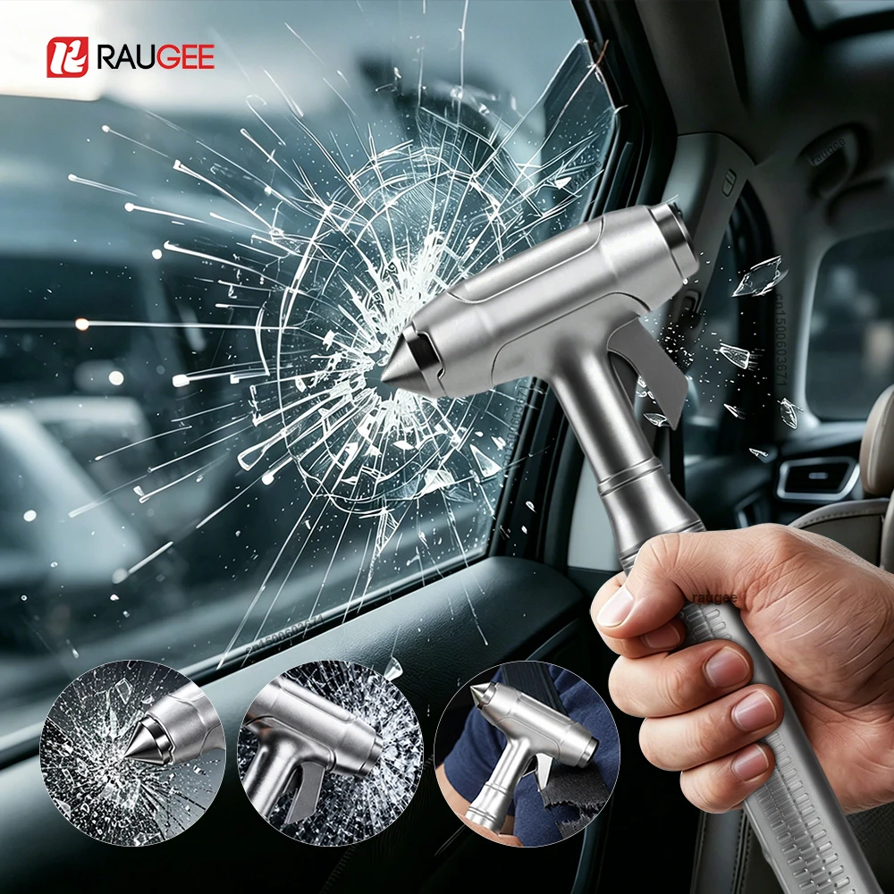 Car Safety Hammer Car Window Breaker Portable Emergency Hammer with Seat Belt Cutter for Car Rescue Escape Tools Safety Hammer