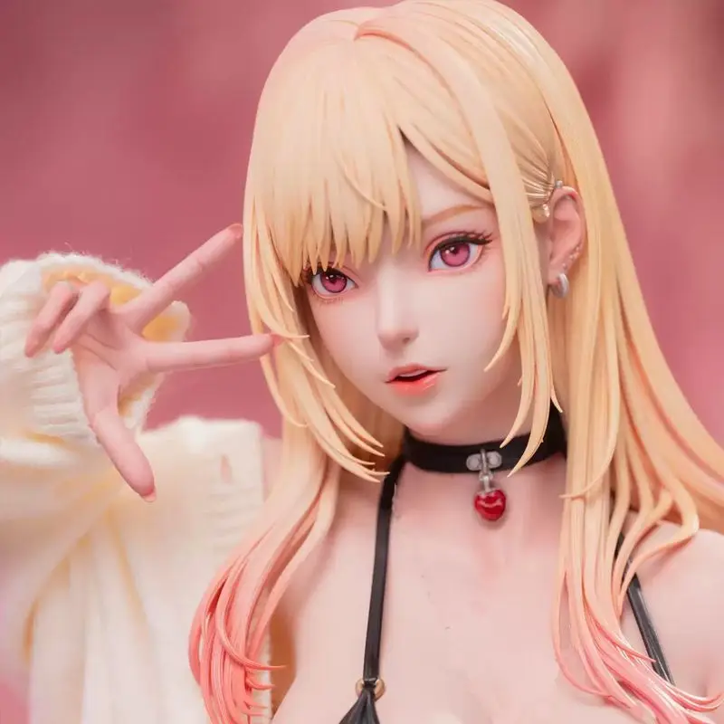Figura de anime GK de 18 cm, Marin Kitagawa de My Dress-Up Darling, bikini, PVC, coleccionable, decoración de mesa para coleccionistas y fans de anime adultos.