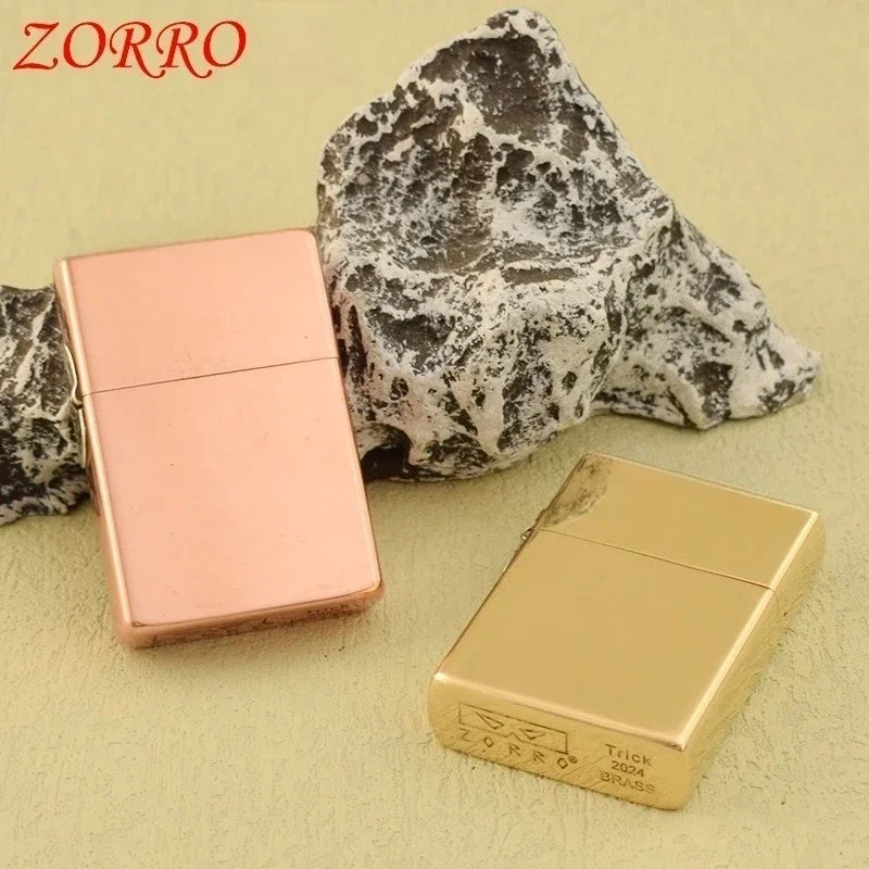 NEW_ZORRO_Original_Second-generation_Cool_Trick_Fancy_Double_Hinge_Fashionable_Classic_Thin_Shell_Windproof_Kerosen_Lighter