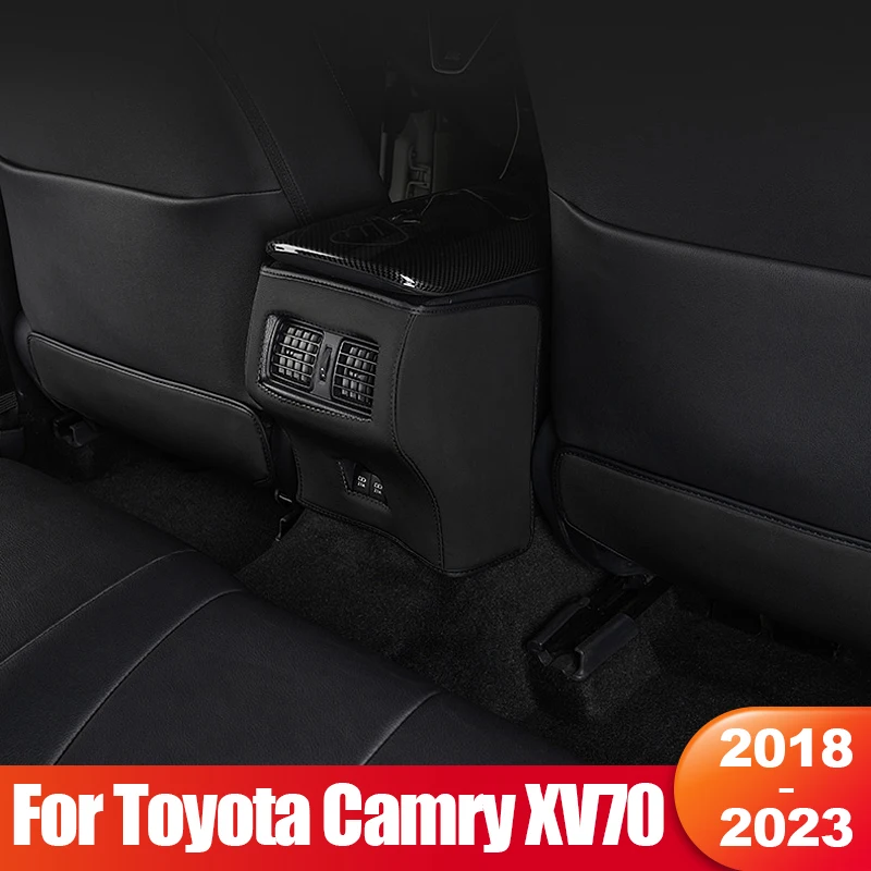 

For Toyota Camry 70 XV70 2018 2019 2020 2021 2022 2023 Hybrid Car Seat Back Kick-Proof Pad Child Anti Dirty Mats Accessories