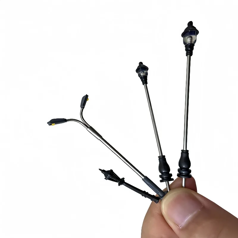 1pcs 3.2V Mini Street Light, Sand Table Model Supplies, Micro Landscape Scene Layout, DIY Diorama Model Kit for Hobbyists