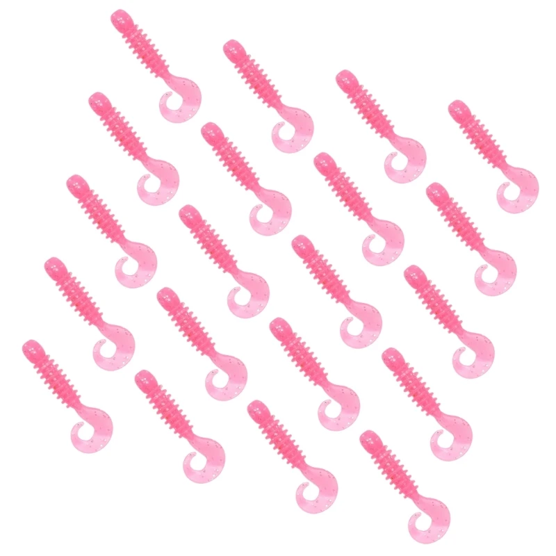 

20pack Artificial Fishing Soft Lures Tackle High Elasticities Floating Lures