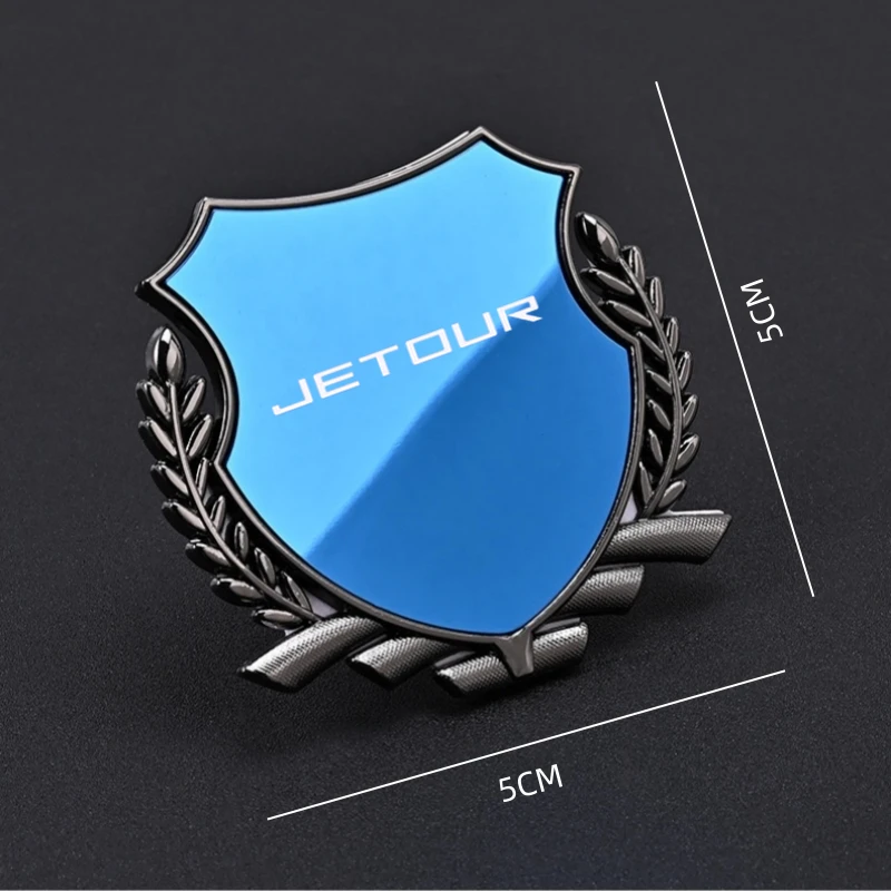 Metal Car Trunk Window Side Emblem Badge Decal Sticker For Chery Jetour X7 X7SM X9 X95 DASHING i-DM T2 T3 Accessories