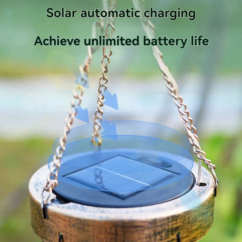 

Солнечные фонари, уличные колибри, солнечные колокольчики, мемориальный подарок с солнечным фонарем, садовый декор, подвесные солнечные фонари-ABFB