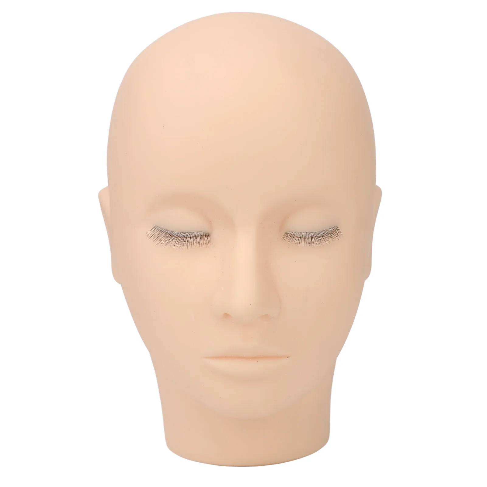 

Lash Mannequin Head 3 Layers Safe Soft Silicone High Simulation Makeup Practice Head for salon Massage Training