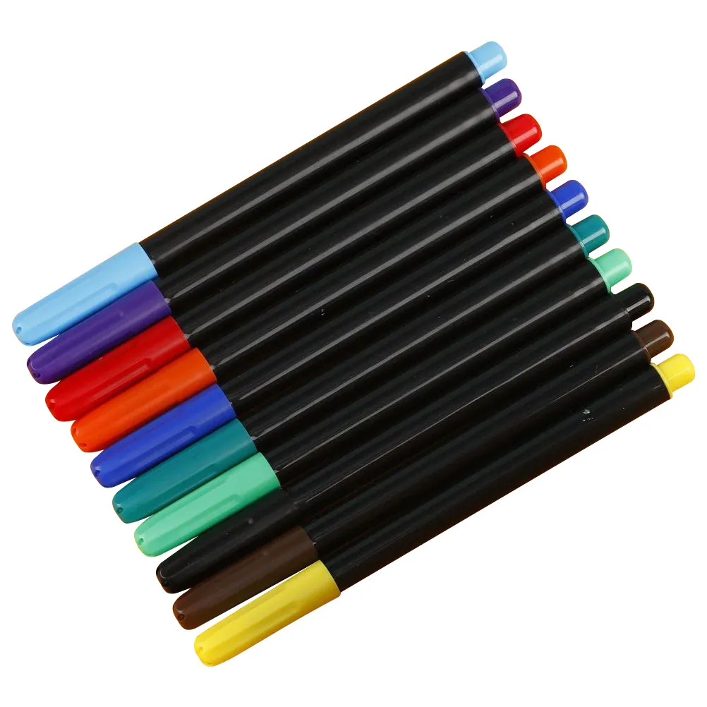 

Набор из 10 маркеров для рисования водой, премиум-класс, из полипропилена, с плавным письмом, водонепроницаемые, для белых досок, бумаги, использования в классах, офисах и дома