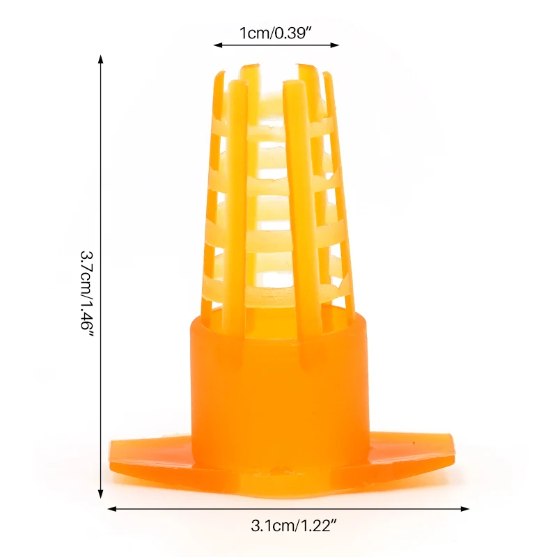 10/20 sztuk z tworzywa sztucznego pszczoły pokrywa ochronna komórkowy ochraniacz klatki klatka królowej pszczół urządzenia pszczelarskie