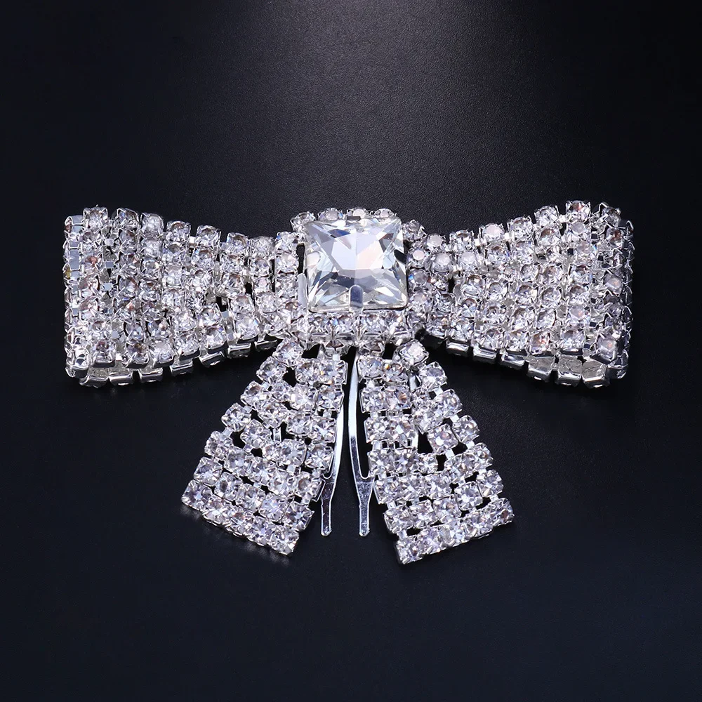 Bowknot Hairpins for Hair Women Luxury Y2k Cute Girls Dress Jewelry Braids Hair Accessories Kawaii Wedding Bridals Headwear Gift