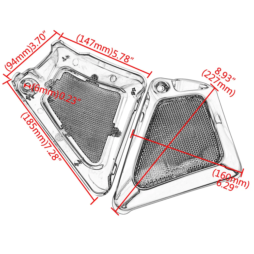 Motorcycle Airbox Frame Neck Air Intake Side Cover For Harley V-Rod VRSCA VRSCB VRSCDX Night Rod Special 2002-2017 Accessories