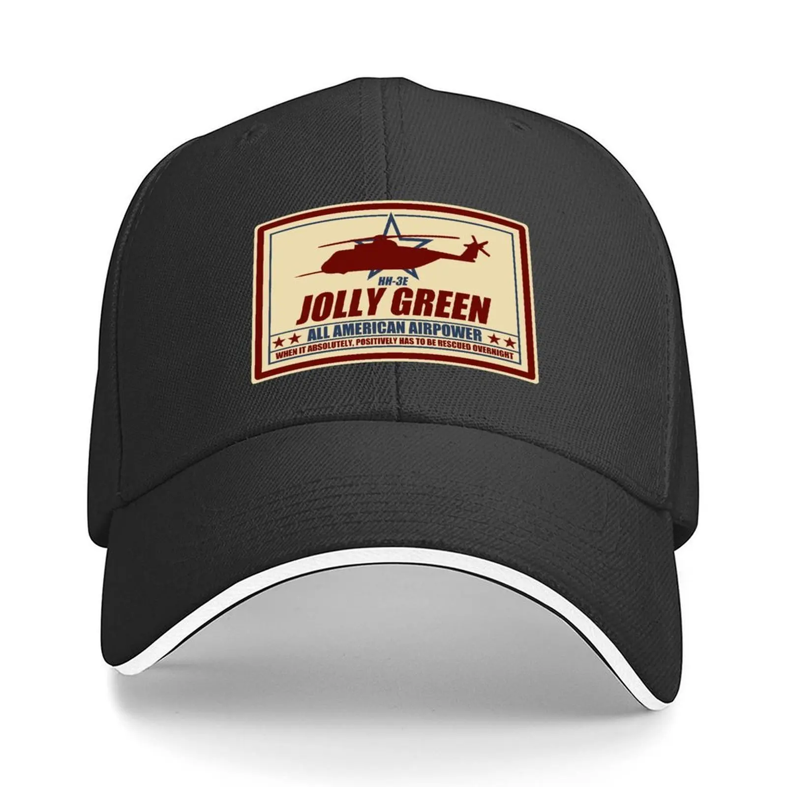 HH-3E Jolly Green Gorra de béisbol Wild Ball Hat Snap Back Hat Hood Sombreros lindos para hombres y mujeres