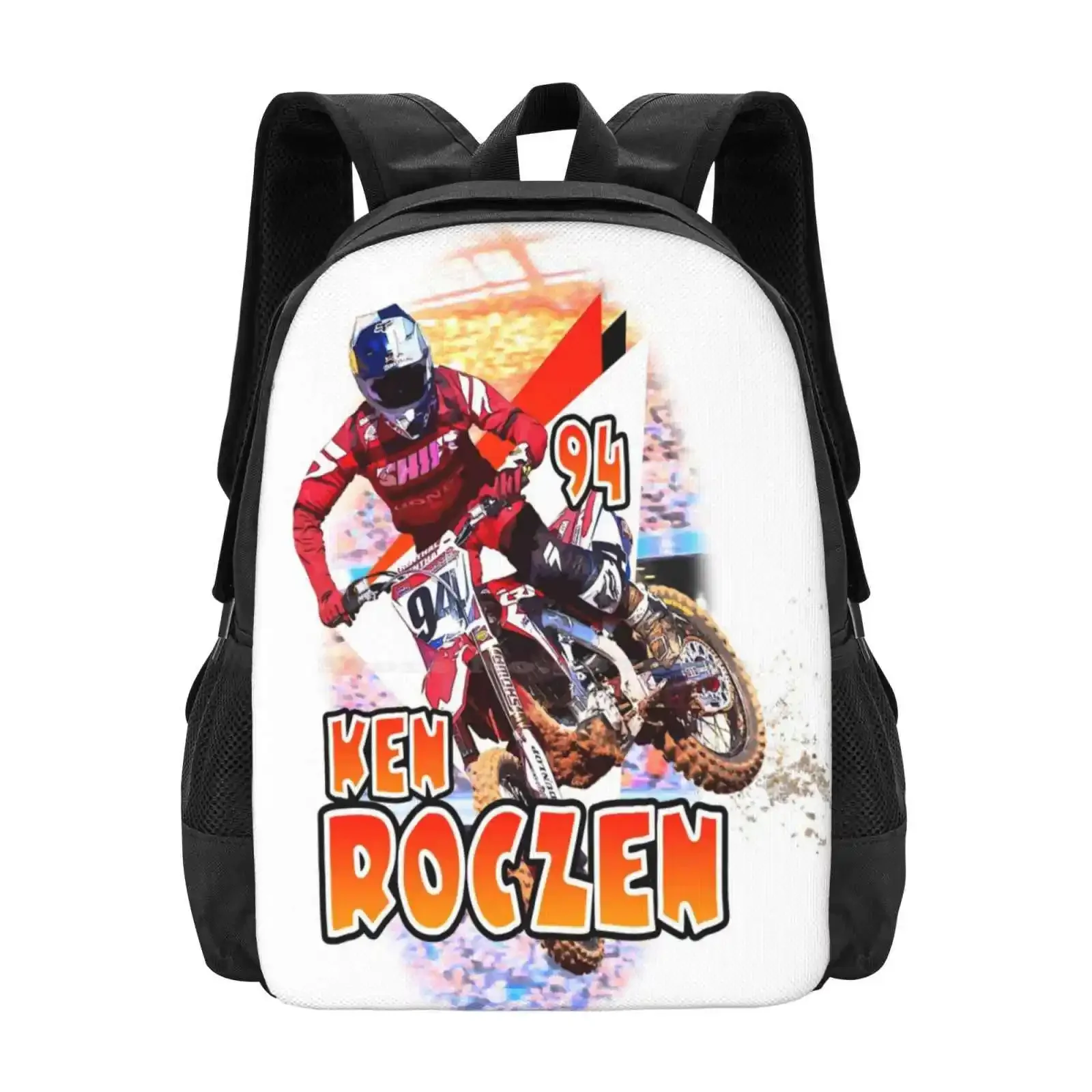 

Fast Ken Roczen 94 Hot Sale Backpack Fashion Bags Ken Roczen Dirtbike Motocross Supercross Motorcycle Vintage Racing