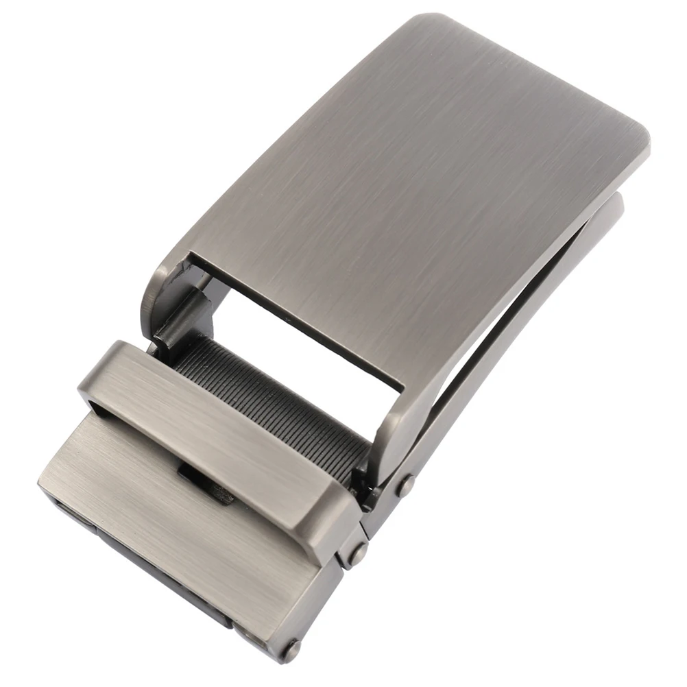 

2Pcs Belt Buckle Alloy Black Scratch Proof Classic Style Belt Buckles for Men Business Dress Automatic Ratchet Buckle