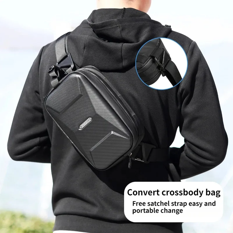 

Hard Shell Bag Bike Hanging Bag Outdoor Excursions Easy Installation Multi-functional Usage For Cycling For Outdoor Activities