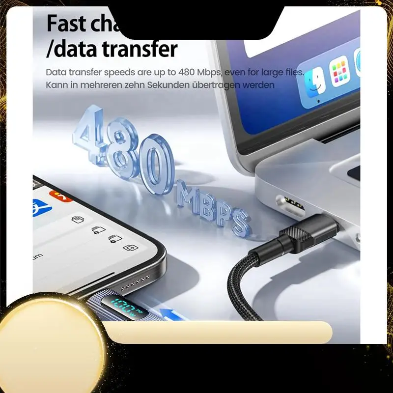 

TOOCKI USB C адаптер 100 Вт тип C тестер измерителя мощности с цифровым дисплеем для Ipad Pro, Iphone 15 серый