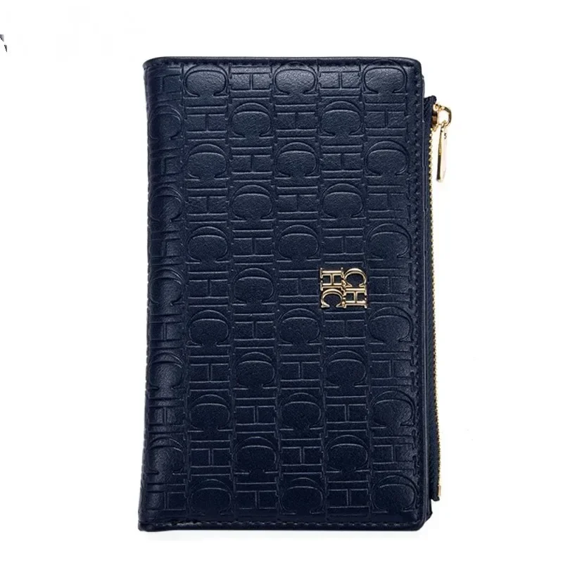 CH Wallet For Women Luxury Embossed Card Holder Fashion Zipper Coin Purse Elegant Leather Clutch Bag For Daily Use Gift view 2