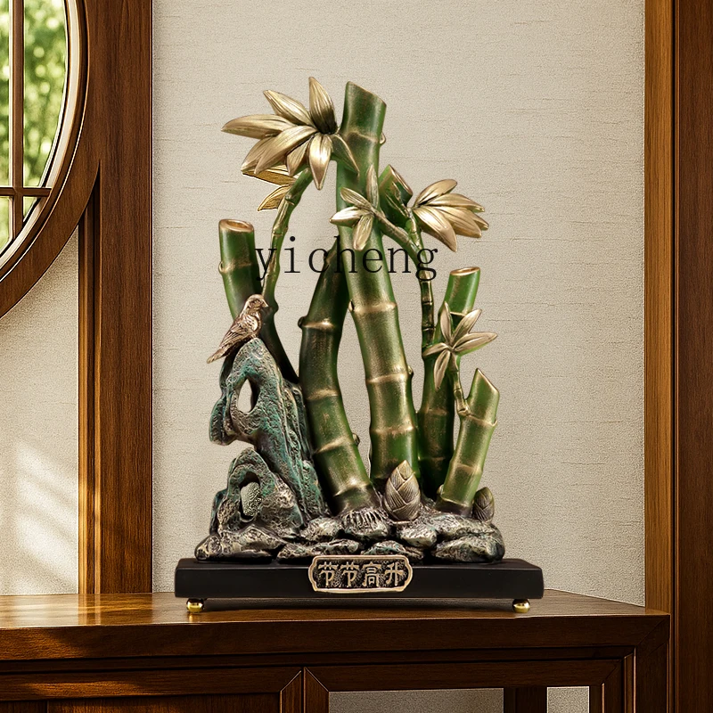 

FY bamboo ornament office living room entrance TV cabinet decoration