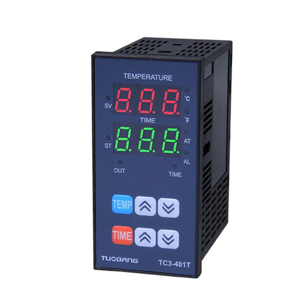 Imagem -04 - Máquina de Carimbo Quente de Transferência de Calor Multifuncional Controlador de Temperatura de Display Digital Tempo Integrado Tc3401