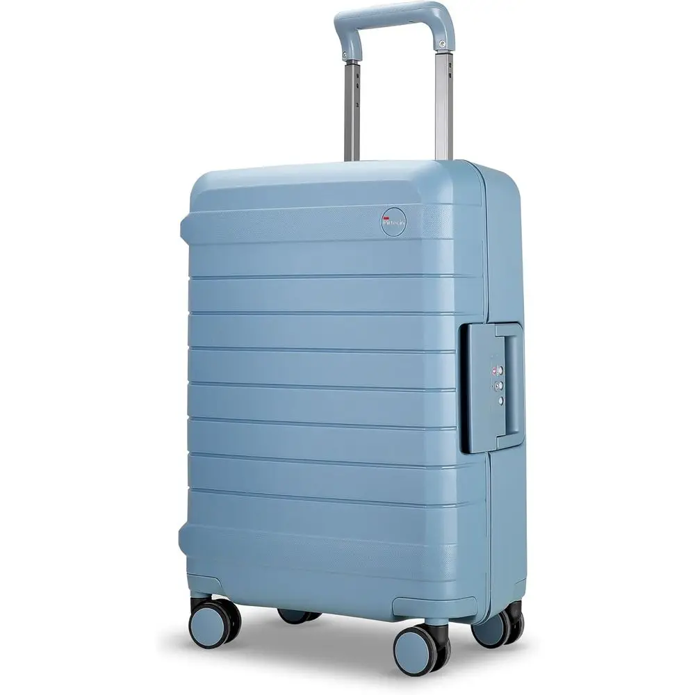 

Large 28 Inch Blue Spinner Luggage with TSA Lock and Durable Construction