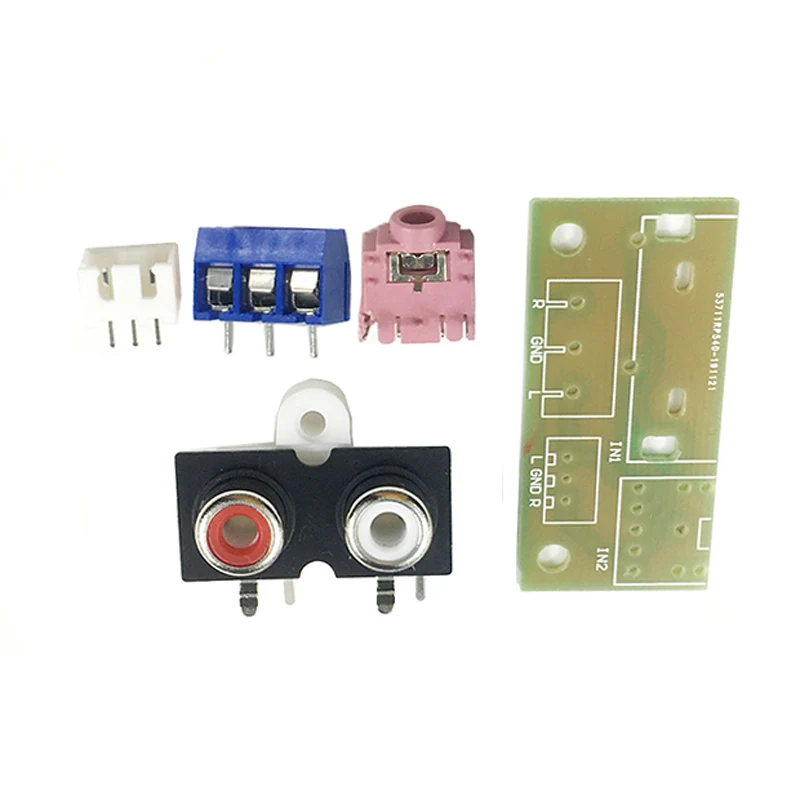 Hi-Fiオーディオ入力出力トランスミッション配線リードプレートrca lotus 3.5mm,プリアンプ用端子台,DIMMキット