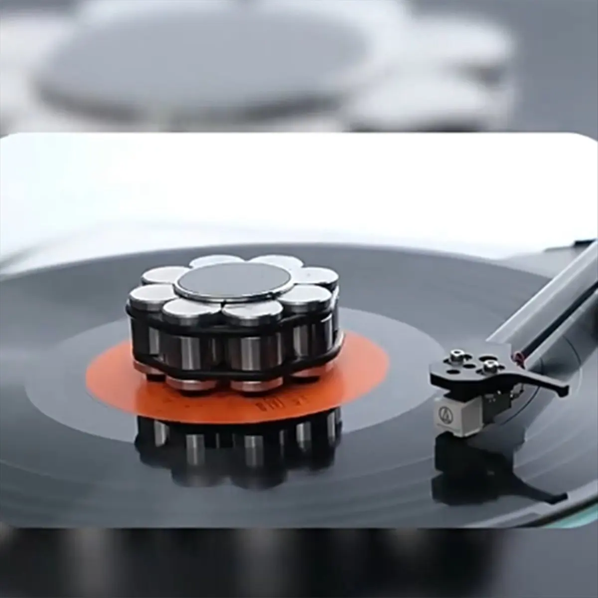 T35C Vinyl Record Weight Stabilizer Disc Balanced Clamp for Turntable LP Record Player Accessories LP Record Player Weight