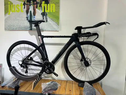 JAVA RIVALE TT Ironman Triathlon Bicycle Electronic Wireless Gear Shift LTWOO ER9 24 Speeds Carbon Fiber Front Fork Road Bike