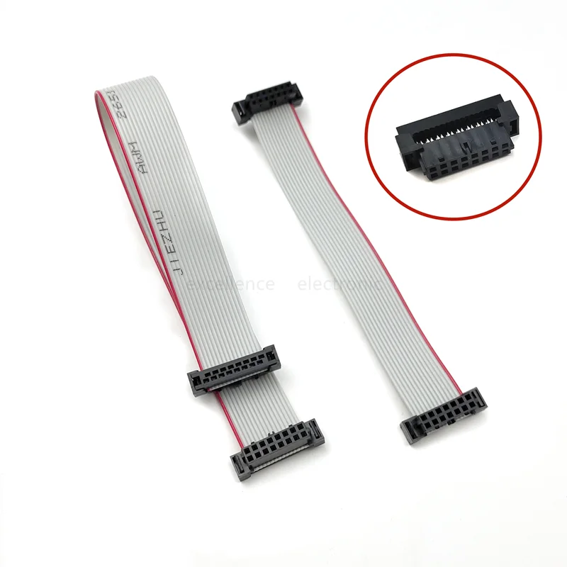 

1PCS Xilinx Jtag Connecting Cable 14p 16p Narrow Body 2.0mm Download Cable Length 10-100cm Burner Flat Cable Aircraft Head Wire