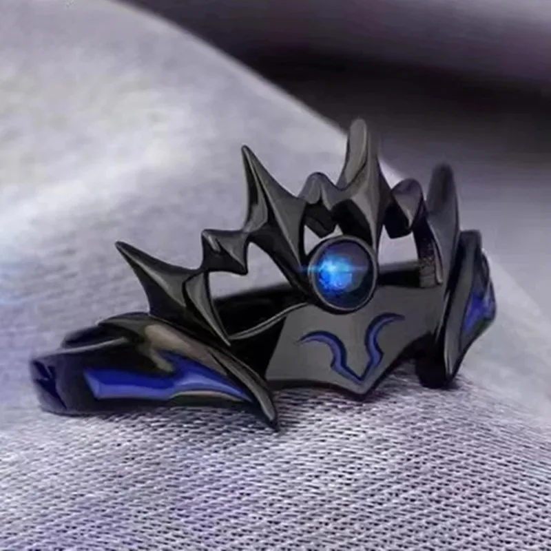 Anime Tobiichi Origami Ring Cosplay Costume Women Men Adjustable Opening Metal Rings Jewelry Prop Accessories Gift