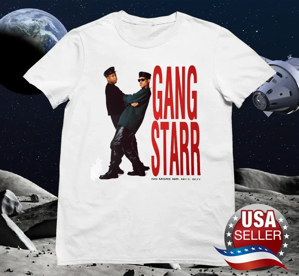 Gang Starr album no more T-Shirt white short sleeve All sizes 1F400