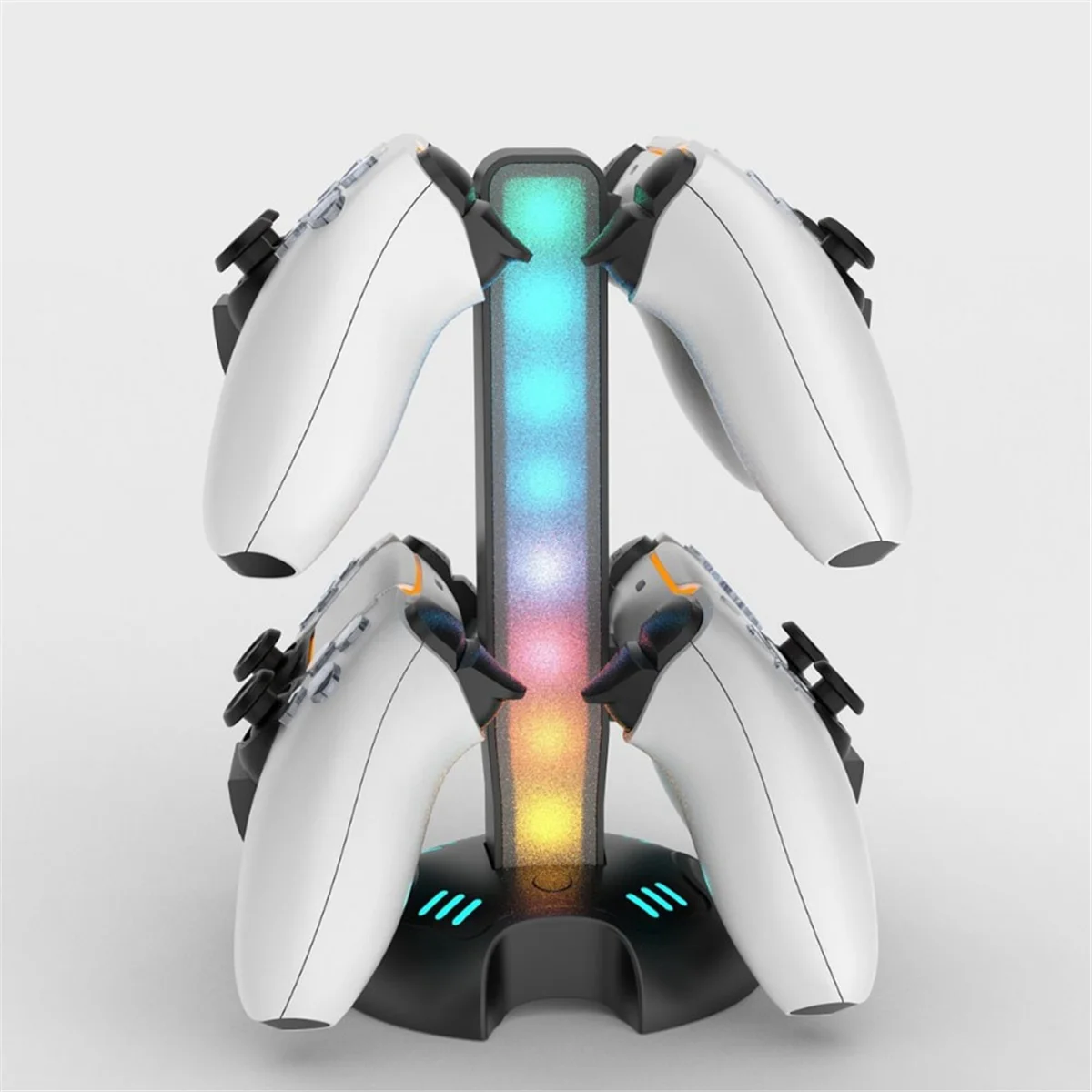 

2025+ Multiple Function Charging Stand for with Adjustable RGB Lighting Dual Charging Function