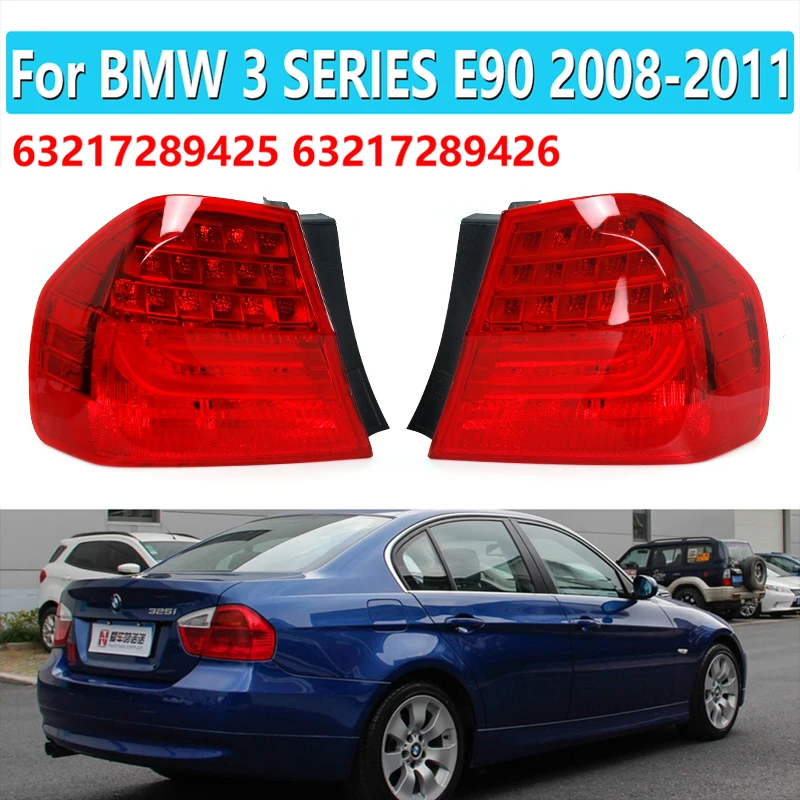 

Для BMW 3 SERIES E90 2008 2009 2010 2011 задний фонарь светодиодный фонарь задние боковые задние фонари стоп-сигнал противотуманный 63217289426