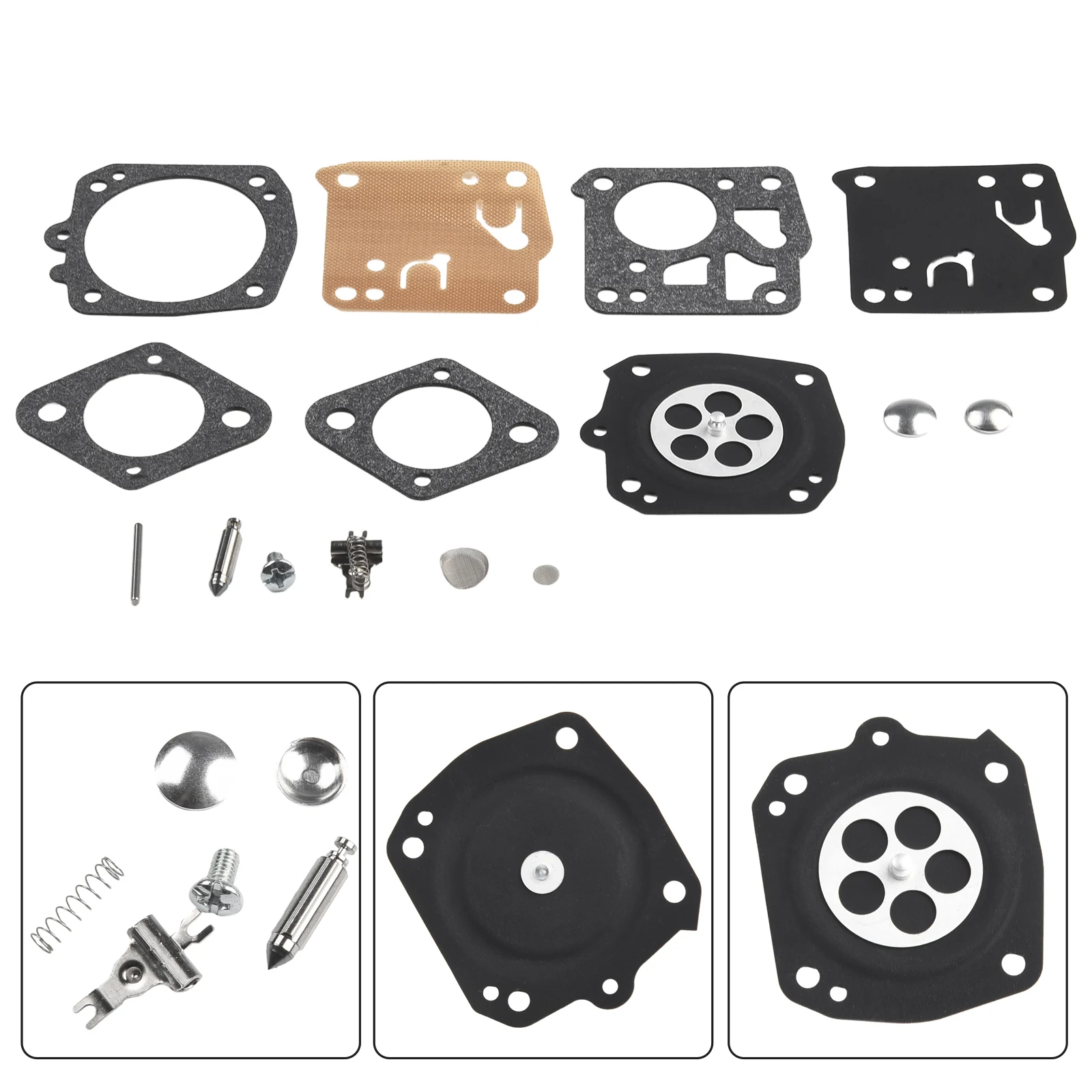 

High Performance Carburettor Diaphragm Gasket Set for PS6000i For TS50 14 Piece Replacement for Garden Equipment