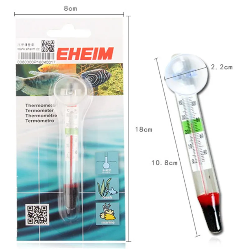 

Germany EHEIM aquarium fish tank measurement display thermometer small fat water thermometer