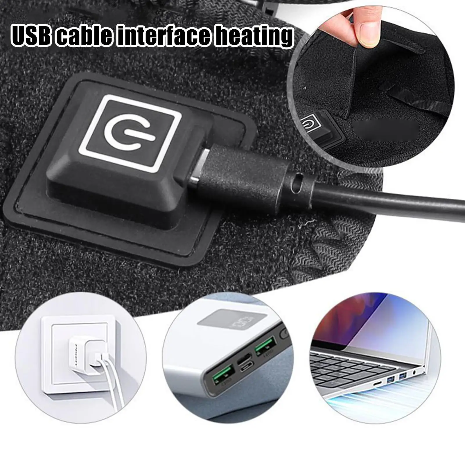 وسادة تسخين كهربائية USB للرقبة والأكتاف، مسامية لتدفئة الطقس البارد للتنقل وركوب الدراجات والتخييم والرجال والنساء