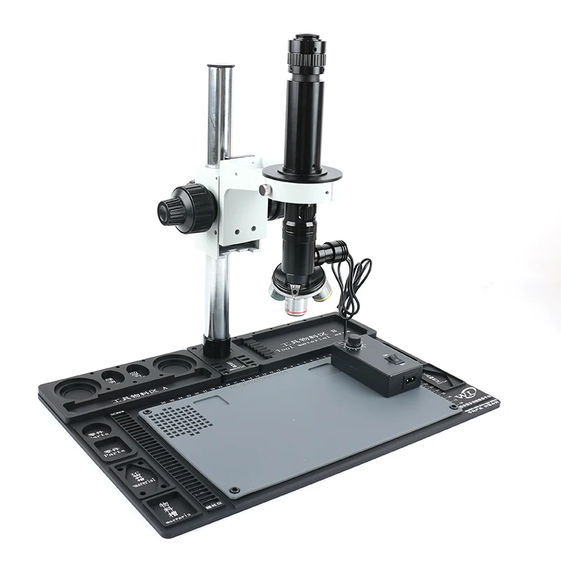 Objectif de lumière Coaxial 15X-10000X 5X 10X 20X 50X L PLAN, objectif métallographique achromatique, réglage fin, support de Microscope