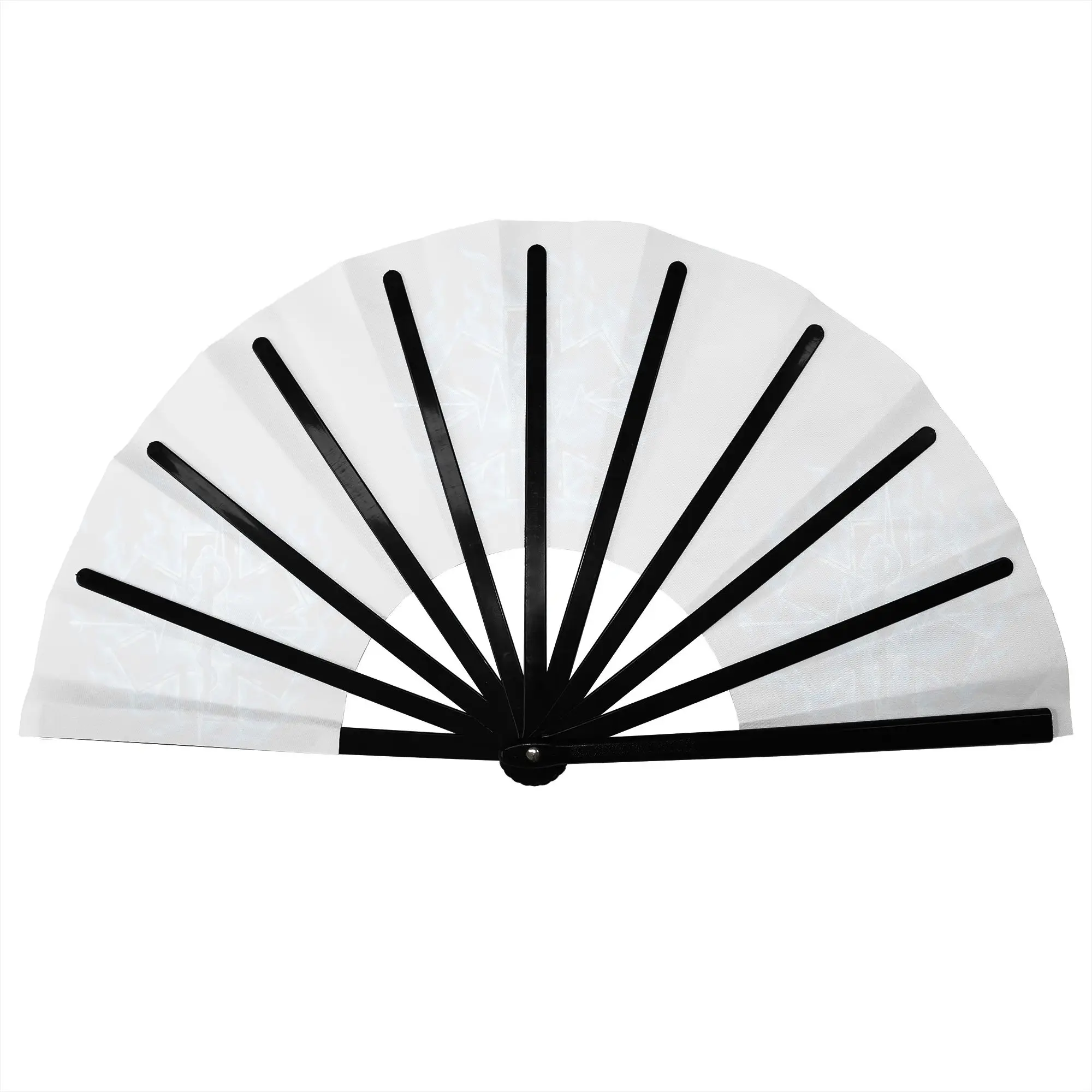 Star of Life   Traditional Folding Fan Oriental Art  High-Quality Polyester Fans Gift  Exquisite Decorative Hand Fan